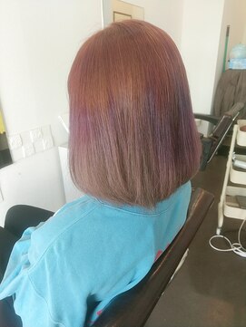 美容室B.K ピンク グレージュ