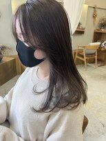 マロウ(mallow)&nbsp;《花屋併設》シースルーバング/ニュアンスカラー@20代30代40代