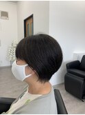 ハンサムショート、グラデーションボブ
