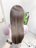透明感カラー＋マイクロバブルケア×髪質ケアトリートメント