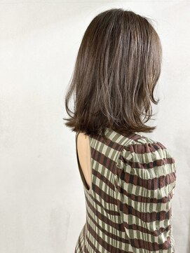 タグ(#tag) #アッシュブラウン×レイヤーミディアム