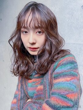 オーブ ヘアー ライカ 福島2号店(AUBE HAIR raika) 20代・30代_大人可愛い_コテ巻き風パーマ