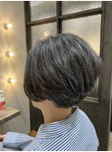 グレイッシュボブ