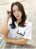 韓国風前髪×シルキーベージュ【髪質改善/新宿/マッシュパーマ】