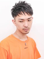 ルックグッドストア(LOOK GOOD STORE) 束感ツーブロックマッシュパーマウルフ波巻きスキンフェード290