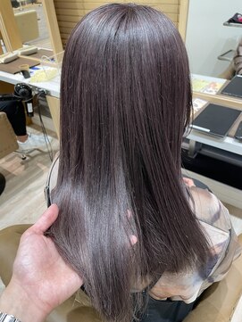 ボネッカ 鶴見(BONECCA) 【佐々木健太】グレージュパープルカラー