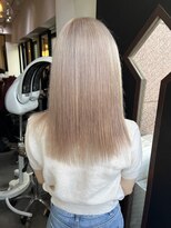 サロンドミルク 溝の口店(salon de MiLK)&nbsp;10代20代30代/切りっぱなし/ホワイトベージュ［溝の口］