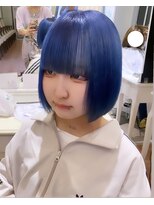 ヘアスタジオ アルス 御池店(hair Studio A.R.S) ブルー寒色系地雷カラーハイトーンkawaiiカラー