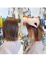 アリーナ 船橋日大前店(arena)&nbsp;イヤリングカラー×オレンジ