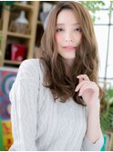 ショコラブラウン小顔抜け感レイヤーロングc6志木20代30代40代