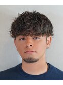波巻きパーマ