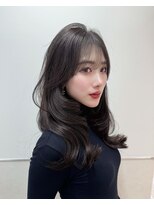 ラベル 渋谷(LAVEL)&nbsp;大人かわいいトレンドレイヤーダークグレージュ20代30代