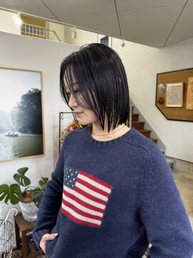 ヘアー バトン(hair vaton) ブルーブラック