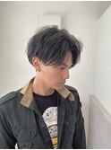 30.40代にも◎暗めグレーセンターパート【suiw】昭和町/阿倍野