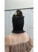 medium  hair arrange