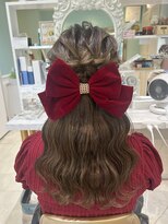 セットサロン マオ(MAO)&nbsp;リボンハーフアップ