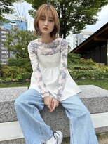 アヴァンスクロス あべのルシアス店(AVANCE.CROSS)&nbsp;ブリーチなしのベージュカラー