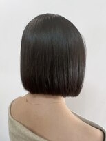 ナナナ パレナ 宝塚店(nanana parena)&nbsp;切りっぱなしボブ×柔らか髪質改善縮毛矯正×大人グレージュ