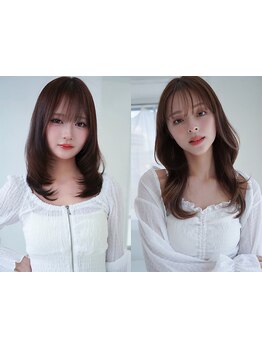 【名古屋駅◆5分】骨格に合わせたカットで似合う髪型をご提案◎【名古屋/レイヤーカット/韓国風/髪質改善】