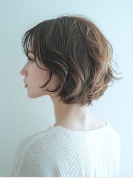 ドアーズ(Door's) 30代40代ショート白髪染めグレイカラーボブ艶栄名駅伏見丸の内