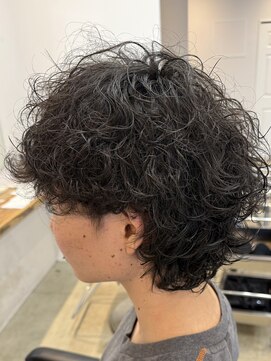 MEN’S HAIR/サーフカール/刈り上げセンターパート/守谷