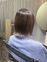 ストレータ バイ マリオ(Strata by mario)&nbsp;切りっぱなしボブ×ハイライト