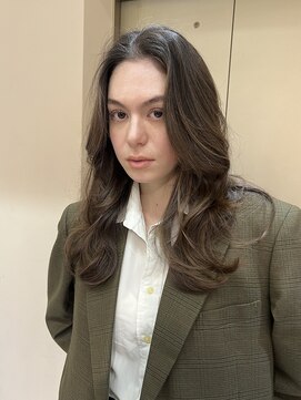 ノラキチジョウジ(NORA KICHIJOJI) 顔周りレイヤーカットカーテンバング耳かけくびれミディアム