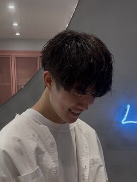ロンドポレール 北千住(Lond polaire) men's/メンズ波巻きスパイラルパーマ/ナチュラルツーブロック