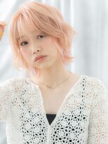 ドクターズサロン LAB 小山店 韓国ハイトーンカラーラフウェーブ抜け感ショートu小山10代20代