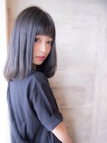 ウィーニード 栄(WENEED)&nbsp;韓国タッセルボブの暗髪ストレート