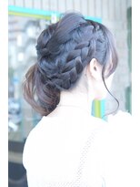 エアリー ヘアーデザイン(airly hair design)&nbsp;ロングアップ&お花
