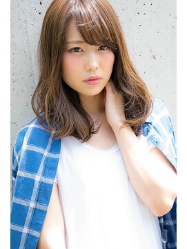 ボタニウム バイ アールサロン(BOTANIUM by RrSALON) 【BOTANIUM】外国人風アッシュベージュ×重めバングロブ