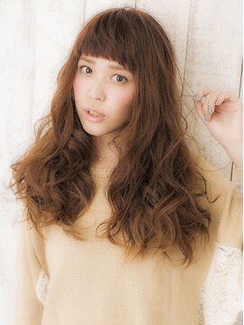 アジールヘア 所沢プロペ通り店(agir hair) 甘辛mixウェーブ　ガーリースタイル
