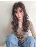 インビテーション(invitation) 【invitation】シースルーバング×透明感アプリエカラー@マイコ