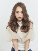 フォンズ(FONS)&nbsp;小顔に見えるレイヤーセミディ_女性らしいグラマラスカール