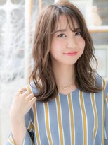 モッズヘア 越谷(mod's hair)&nbsp;*mod's越谷*シースルーバングが大人かわいいくびれセミディa