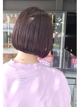 トルネード(TORNADO) 切りっぱなしボブ タンバルモリ 韓国風 チェリーブラウンM127