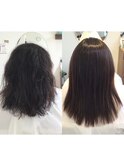 髪質改善ダブル施術　　 【トリートメント/縮毛矯正剤不使用】