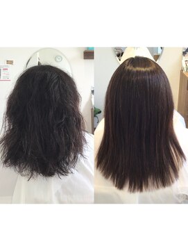 チェルシー 柏の葉キャンパス 髪質改善ダブル施術　　 【トリートメント/縮毛矯正剤不使用】