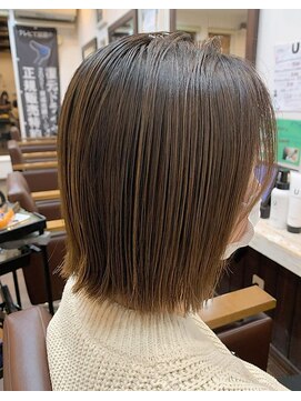 ヘアーショップアミティ 結べるぱつんとボブ