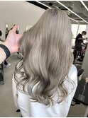 ホワイトグレージュ/ハイトーンカラー