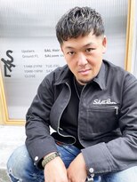 サル 代官山(SAL)&nbsp;【SAL】キメ顔が気になり髪に目がいかないハイライトフェード