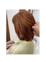 ハロースタイリスト 荒井東店(hello stylist) オレンジ×インナーカラー