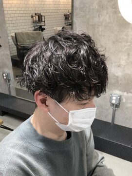 ジョニーメン 中野店(Johnny MEN) JohnnyMEN中野 ツーブロックソフトスパイラルパーマ