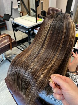 アディクト 東陽町西口(addict) ハイトーンでもできる縮毛矯正＿ベージュ＿ロング［東陽町］