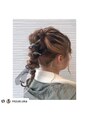 アパートメントヘアー ポニーテールアレンジ