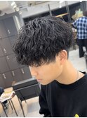 縦落ちパーマ