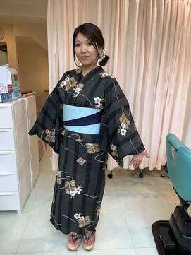 ヘアースタジオエル 浴衣の着付け