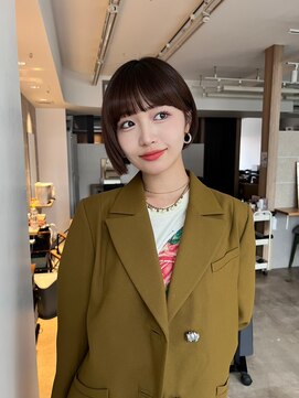 サンド 鹿児島中央(sand) 黒髪/グレーベージュ/レイヤーロング/前髪パーマ[鹿児島中央駅]