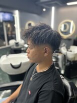 グリーディーフォックス 三軒茶屋(GreedyFOX)&nbsp;波巻き/マッシュパーマ/ウルフ/ハイライト<理容室>三軒茶屋